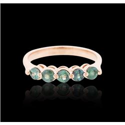 14KT Rose Gold 0.75ctw Chrysoberyl Ring