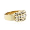 Image 4 : 14KT Yellow Gold 1.50ctw Diamond Ring
