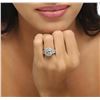Image 5 : 18KT White Gold 3.48ctw Diamond Ring