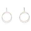 Image 3 : 14KT Two-Tone Gold 1.34ctw Diamond Earrings