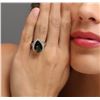 Image 6 : 14KT White Gold 4.23ct Green Tourmaline and Diamond Ring