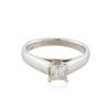 Image 3 : Platinum 0.70ct Diamond Ring