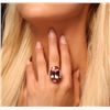 Image 5 : 14KT Rose Gold 23.97ct GIA Certified Morganite and Diamond Ring