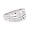 Image 4 : 14KT White Gold 0.25ctw Diamond Ring