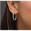 Image 1 : 14KT White Gold 3.56ctw Diamond Earrings