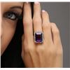 Image 5 : 14KT White Gold 11.22ct Amethyst and Diamond Ring