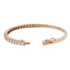 Image 7 : 14KT Rose Gold 3.16ctw Diamond Bangle Bracelet
