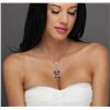 Image 5 : 14KT Two-Tone Gold 0.75ctw Diamond Pendant With Chain