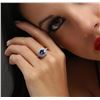 Image 1 : 14KT White Gold 1.25ct Tanzanite and Diamond Ring