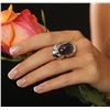 Image 1 : Sterling Silver 22.04ct Tanzanite Ring