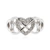 Image 1 : 14KT White Gold 0.17ctw Diamond Ring