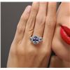 Image 6 : 14KT White Gold 3.26ctw Tanzanite and Diamond Ring