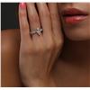 Image 5 : 14KT White Gold 1.96ctw Marquise Cut Diamond Ring