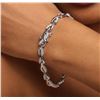 Image 6 : 14KT White Gold 1.63ctw Diamond Bracelet