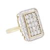 Image 4 : 14KT Two-Tone Gold 2.00ctw Diamond Ring