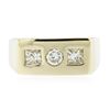 Image 3 : 14KT Yellow Gold 1.04ctw Diamond Ring