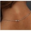 Image 6 : 14KT White Gold 1.25ctw Diamond Pendant With Chain