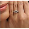 Image 3 : 14KT White Gold 1.46ctw Fancy Brown Diamond Ring