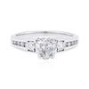 Image 1 : 14KT White Gold 1.02ctw Diamond Ring