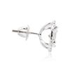 Image 2 : 14KT White Gold 2.14ctw Diamond Stud Earrings