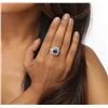 Image 3 : 14KT White Gold 3.55ct Tanzanite and Diamond Ring