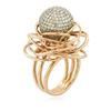 Image 7 : 14KT Two-Tone Gold 2.10ctw Diamond Ring
