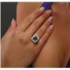 Image 5 : 14KT Yellow Gold 3.24ct Tanzanite and Diamond Ring