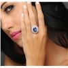 Image 3 : 14KT White Gold 5.02ct Tanzanite and Diamond Ring