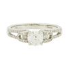 Image 3 : 14KT White Gold 1.02ctw Diamond Ring