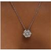 Image 5 : 14KT White Gold 2.10ctw Diamond Pendant With Chain
