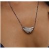 Image 5 : 14KT White Gold 2.56ctw Diamond Pendant With Chain