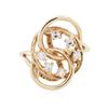 Image 1 : 14KT Yellow Gold 0.10ctw Diamond Ring