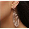 Image 5 : 14KT Rose Gold 3.75ctw Diamond Earrings