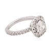 Image 2 : Platinum 1.69ctw Diamond Ring