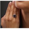 Image 6 : 14KT White Gold 5.07ct Amethyst and Diamond Ring