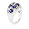 Image 6 : 14KT White Gold 2.34ctw Sapphire and Diamond Ring