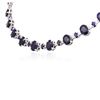 Image 7 : 14KT White Gold 60.09ctw Sapphire and Diamond Necklace