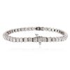 Image 4 : 14KT White Gold 7.60ctw Diamond Tennis Bracelet