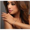 Image 5 : 14KT Rose Gold 2.88ctw Diamond Bangle Bracelet