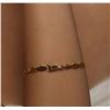 Image 5 : 18KT Two-Tone Gold 6.86ct Jade and Diamond Bracelet