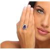 Image 1 : 14KT Two-Tone Gold 7.64ct Tanzanite and Diamond Ring