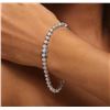 Image 6 : 14KT White Gold 8.47ctw Diamond Tennis  Bracelet