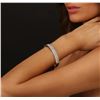 Image 2 : 14KT White Gold 5.10ctw Diamond Bracelet
