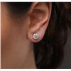 Image 1 : 14KT White Gold 2.59ctw Diamond Stud Earrings