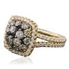 Image 4 : 14KT Yellow Gold 1.67ctw Diamond Ring
