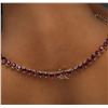 Image 6 : 14KT Yellow Gold 51.80ctw Ruby and Diamond Necklace