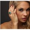 Image 5 : 14KT White Gold 7.31ct Emerald and Diamond Ring