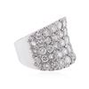 Image 4 : 18KT White Gold 5.27ctw Diamond Ring