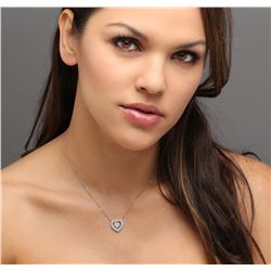 14KT White Gold 0.54ctw Diamond Necklace