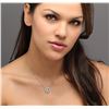 Image 1 : 14KT White Gold 0.54ctw Diamond Necklace